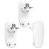 Flachstecker 3 Stück, Winkelstecker 250 V Flach Schuko Stecker Flach Flacher Stecker Steckdose Flachstecker 250 V Stecker Flach Schuko Winkelstecker