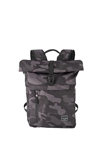 Travelite Unisex basics Rollup ryggsäck (1-pack), Kamouflage, 60 cm/35 Liter, Klassisk