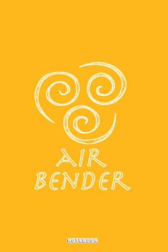 Air Bender Notebook: 6x9 Inches Lined Paper Notebooks for Work School Office, 120 Pages College Wide Ruled Composition Notebook Journal image 2