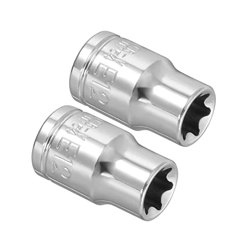 Kozelo 2pcs External Torx Shallow Socket