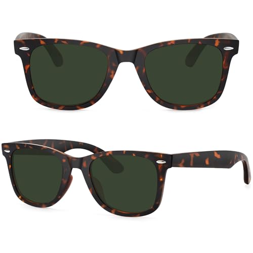 Image of MEETSUN Polarized Sunglasses for Women Men Classic Retro Square Frame Driving Sun Glasses UV Protection