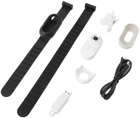 Sanpyl Pet Collar Camera HD 1080P, 0.96 inch LCD Display, 5 Minutes Video, for Cats Dogs, ABS Material