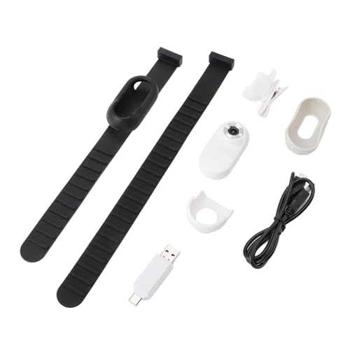 Sanpyl Pet Collar Camera HD 1080P, 0.96 inch LCD Display, 5 Minutes Video, for Cats Dogs, ABS Material