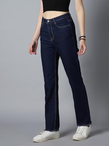 Image of HIGH Star Women's Straight Fit Mid Rise Jeans