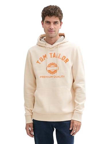 TOM TAILOR 1043292 Sudadera, 27469-smooth Light Sand, XXL para Hombre