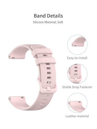 Correa deportiva de silicona rosa para reloj DIVElink miniatura 3