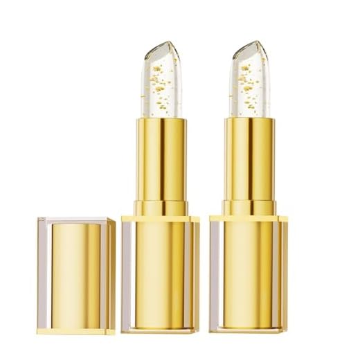 zardlect 2Pcs True Tone Ph Adjusting Lipstick, Transferproof Clear Lip Gloss That Changes Color, Long-Lasting Moisturizing Lip Glow, Deep Nourishment