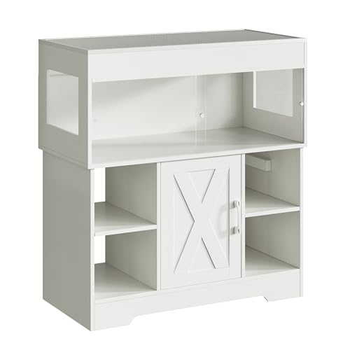 Image of Herture 40 Gallon Reptile Terrarium Tank with Cabinet,Reptile Enclosure