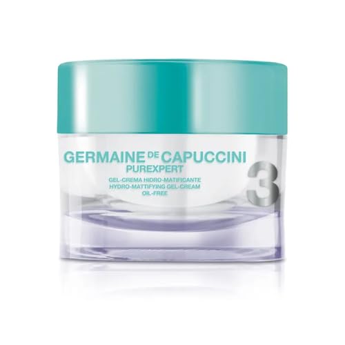 Germaine de Capuccini - Purexpert - Gel Crema Hidro - Crema hidratante para piel grasa - Ideal para jóvenes - Matificante Oil Free - Regula Exceso de las Pieles Grasas-50 ml