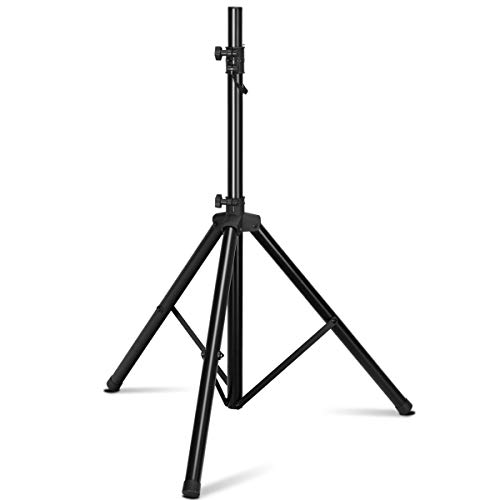 GOPLUS Support Pied d'Enceintes Télescopique, Grande Stabilité, Hauteur Réglable 97-183CM,...