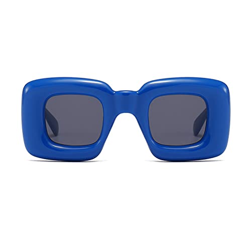 Image of laureles Fashion Cat Eye Y2K Sunglasses Women Vintage Red Yellow Blue Square Sun Glasses Men Punk Shades UV400
