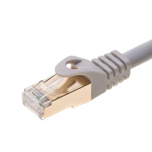 Image of Cables Direct Online 75FT S /FTP Cat7 Copper Network Ethernet Patch Cable, Internet Wire, Compatible with PC, Laptop, Modem, Router, TVs, Printer Cord, Consoles for Home and Office (75ft, Gray)