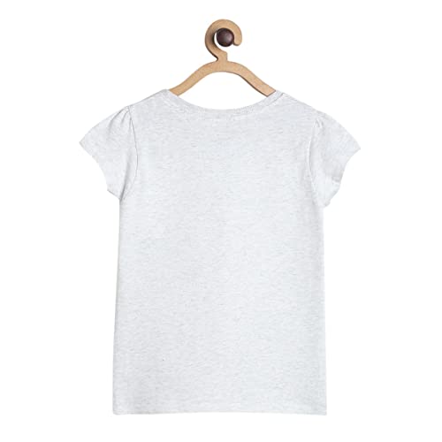 Image of miniklub Girls Round Neck Short Sleeve Knitted Cotton Clothing Set, Pack of 2 (Multi Color)
