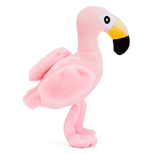 Zappi Co Kinder Kuschelweiches Plüschtier - Perfekte kuschelige Spielgefährten für Kinder Geburtstage und besondere Anlässe(12-15cm) (Flamingo)