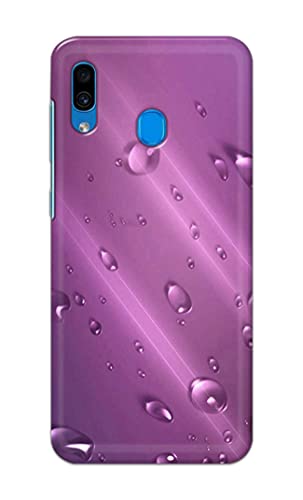Image of PRINTFIDAA Water Bubbles in Lilac Background Printed Designer Hard Back Case Cover for Samsung Galaxy A20 / Samsung A30 / Samsung M10S -(SF) MVN1005