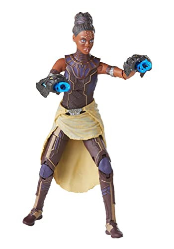 Image of Marvel Legends Series Black Panther Legacy Collection Shuri 6-inch Action Figure Collectible Toy, 2 Accessories | Marvel Legends Black Panther 6 Inch Action Figure Legacy - Shuri