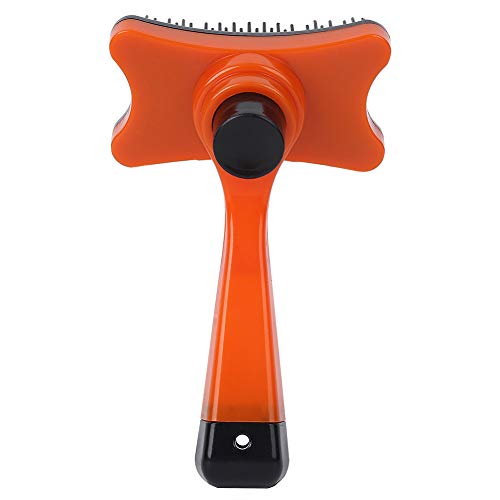 Escova de limpeza de cabelo Escova de cabelo de plástico confortável para animais de estimação, pent