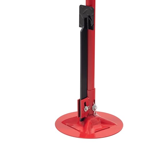 Image of SUNEX TOOLS 6810A, Underhoist Support Stand with Foot Pedal, Ton Capacity, Large Base, Bearing Mounted Spin Handle, Height Adjustment Under Load, Lightweight, Supports Vehicle Components Only