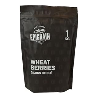 Epigrain Soft Wheat Kernels - 1Kg (2.2lb) | Wheat Berries, Whole Grain, Rice Substitute, Sweet, Nutty, Chewy