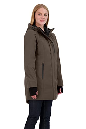 Sebby Collection Women's Winter Coat, Warm Hooded Puffer Parka Jacket, Puffy Faux Down Insulated Wind and Water Repellent2