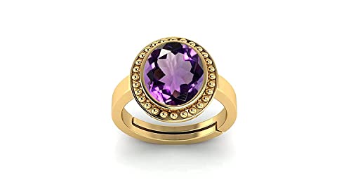 Bague améthyste violette réglable : finissez-en avec les erreurs de taille