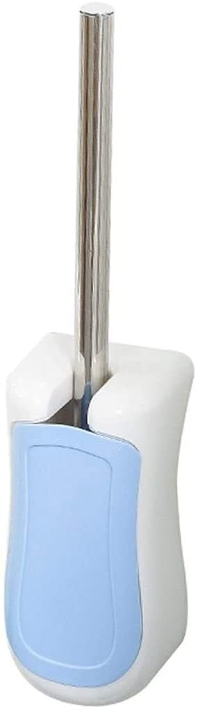 Tyuhduyur R.blue Toilet Brush, Toilet Brush, Toilet Brush Set, Bathroom Brush, Long Handle, No Dead Corner, Toilet Brush Holder, Suction Wall (Color