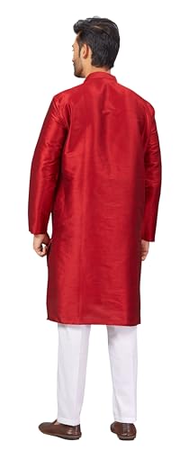 Image of Studio Shringaar Men's Cotton Relaxed Fit Straight Kurta