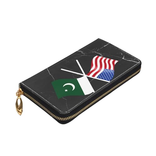 American And Pakistan Flag Wallet Card Bag4