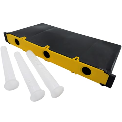 Cnrfeoap Bees Marco Alimentación Beehouse Dispensador Agua 4000 Suministro Apicultura Textura para Apicultura Eficiente