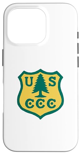 Vintage Civilian Conservation Corps Retro CCC Logo X}zP[X iPhone 16 Pro p