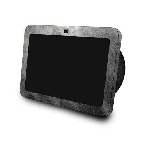 Image of Glossy Glitter Skin Compatible with Amazon Echo Show 8 (3rd Gen, 2023) - Shadow Concrete - Premium 3M Vinyl Protective Wrap Decal Cover - Easy to Apply | Crafted in The USA by MightySkins