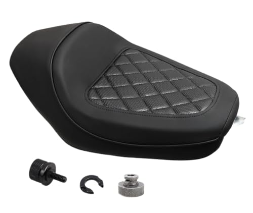 Selle moto solo en cuir vintage de haute qualité pour Sportster 883 et 1200 XL