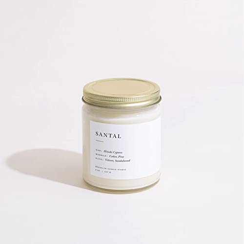 Brooklyn-Candle-Studio-Santal-Jar-Candle-Luxury-Scented-Candle-Vegan-Soy-Wax-Hand-Poured-in-The-USA-50-Hour-Slow-Burn-Time-75oz Brooklyn Candle Studio Santal Jar Candle Luxury Scented Candle Vegan Soy Wax Hand Poured in The USA 50 Hour Slow Burn Time 75oz