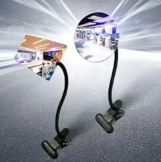 Miniatura 8 de New Modtek - Espejo de seguridad con clip de alta definición, espejo de seguridad convexo para monitores de escritorio o en cualquier lugar (3.75