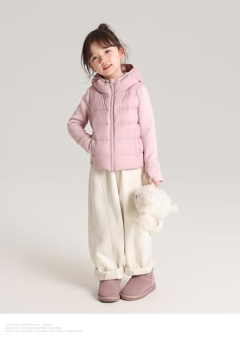 Girls' Reversible Lightweight Puffer Jacket Water-Resistant Winter Coat2
