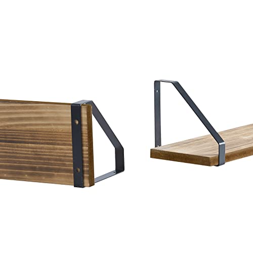 Tfer Floating Wall Shelves For Bedroom/Bathroom, Set Of 3, Hanging Shelf For Living Room/Kitchen/Laundry Room, Wall Mounted Shelves, Rustic Wood Shelves Great Value For Home #TOP5