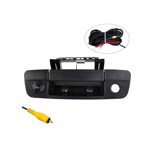 Image of Tailgate Car Backup Reverse Handle Camera Compatible for Ram 1500 /2500 /3500 2013 14 15 16 17 2018 Replacement# 68197873AA