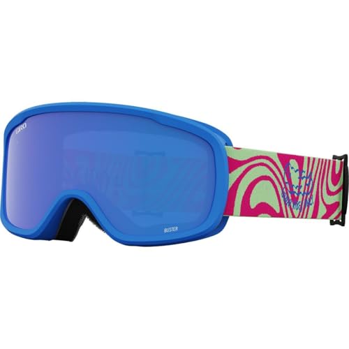 Giro Buster Kids Ski Goggles - Snowboard Goggles for Youth, Boys & Girls - Paradise Namuk Strap with Grey Cobalt Lens