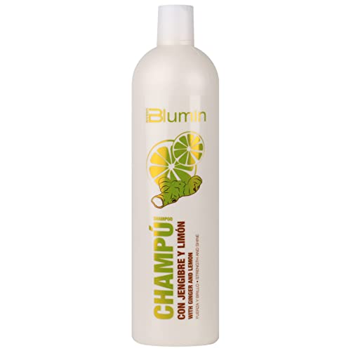Blumin Champú de Jengibre y Limón para todo tipo de cabellos que aporta fuerza y brillo, 1000 ml Cover