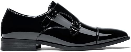 Image of Jousen Dress Shoes for Men Monk Strap Loafers for Men
