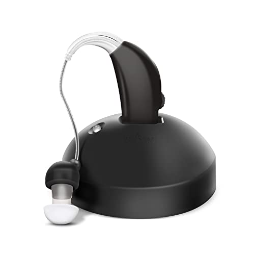 MSA PRO Sound Amplifier, Amplifies Sound by 30 Times, Up to 20 Hours Continuous Use, Lightweight, Nearly Invisible, Adjustable Volume, Fast Charging, Black, 1ct