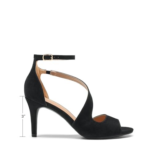 Image of DREAM PAIRS Women's Open Toe Stiletto Elegant Sandals