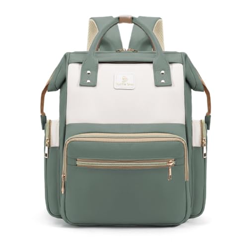 Image of Winnies Diaper Bag Backpack for Moms Multi-Functional Maternity Nappy Bags with Insulated Bottle Holders, Wide-Open Main Compartment & Multiple Pockets