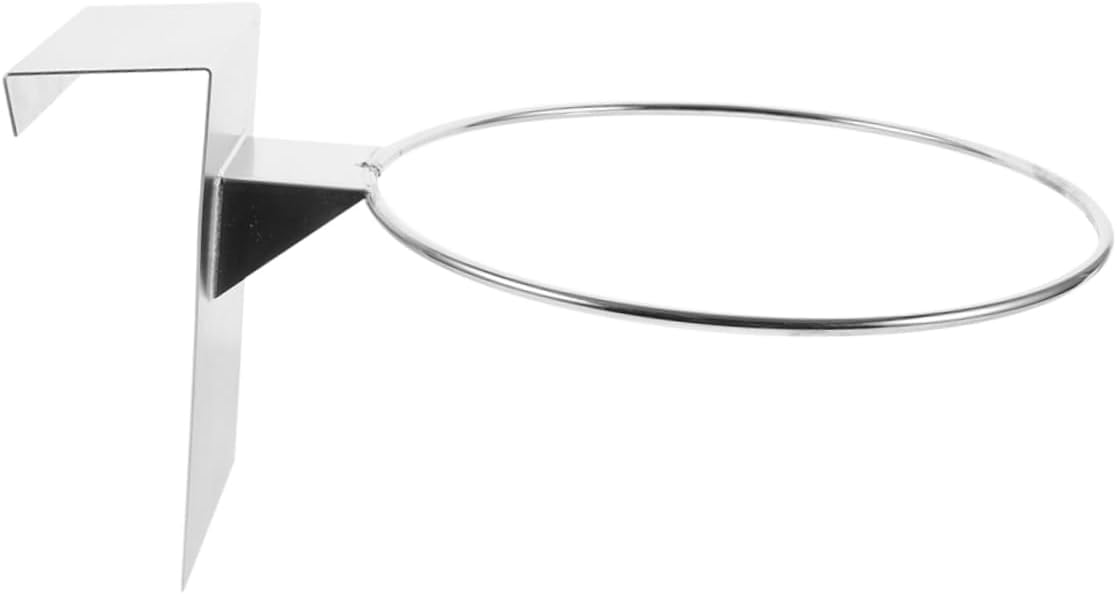 Mobestech Stainless Steel Stove Colander Holder Multifunctional Wall Mount for Kitchen Sports Balls Towel Racks Modern Design Robust