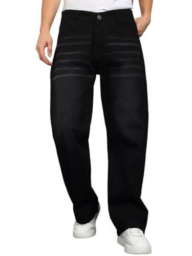 Image of Men's High Rise Denim Jeans Durable Denim Fabric
