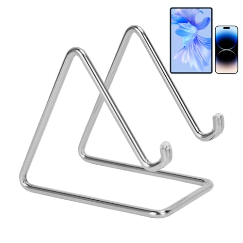 Soporte de teléfono móvil de metal para teléfonos móviles - Soporte para teléfono móvil para escritorio | Accesorios de escritorio consola multifuncional para teléfono móvil tableta tarjeta de visita
