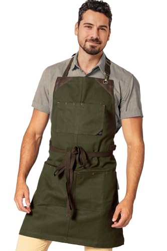 Knife Roll Apron Heavy Duty Canvas Leather Support Black | Heavy Duty Canvas Leather Support Folds into a Knife Roll Pro Chef BBQ Butcher Bartender Tool product thumbnail 10