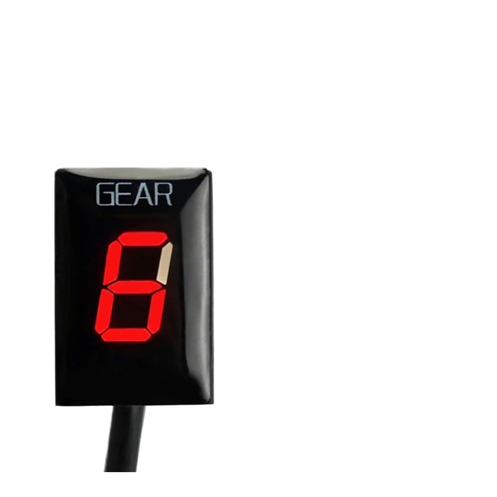 Indicatore di Marcia Digitale per Moto, Accessori per Moto Z750 Z1000 Z 750 Z 1000 2007 2008 2009, indicatore di Marcia, contatore di Marcia, Display, Report di velocità (Blu)