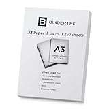 Empire Imports 24 lb. A3 Size Multi-Purpose Paper, Ream, 250 Sheets, White (A324R)