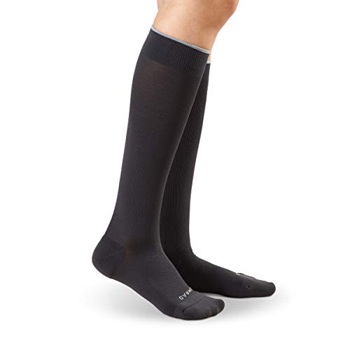 COMRAD | Premium and Stylish Compression Socks for Multipurpose Wear (Charcoal, Medium)